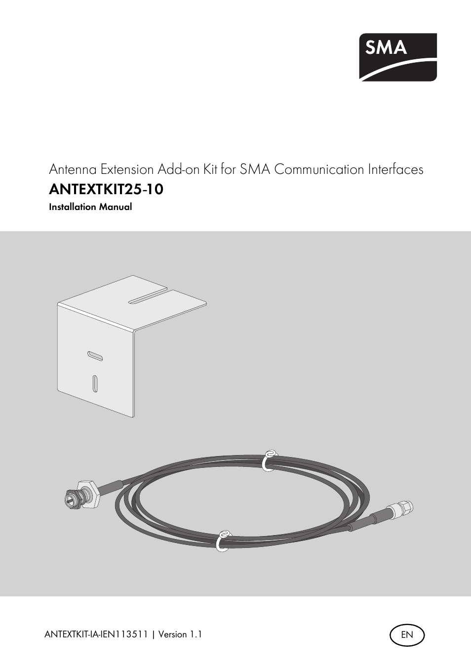 SMA ANTEXTKIT25-10 User Manual | 16 pages