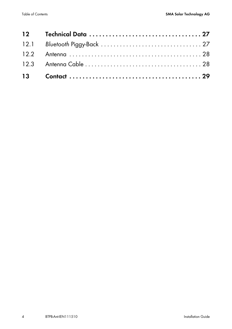 SMA BLUETOOTH PIGGY-BACK PLUS User Manual | Page 4 / 32