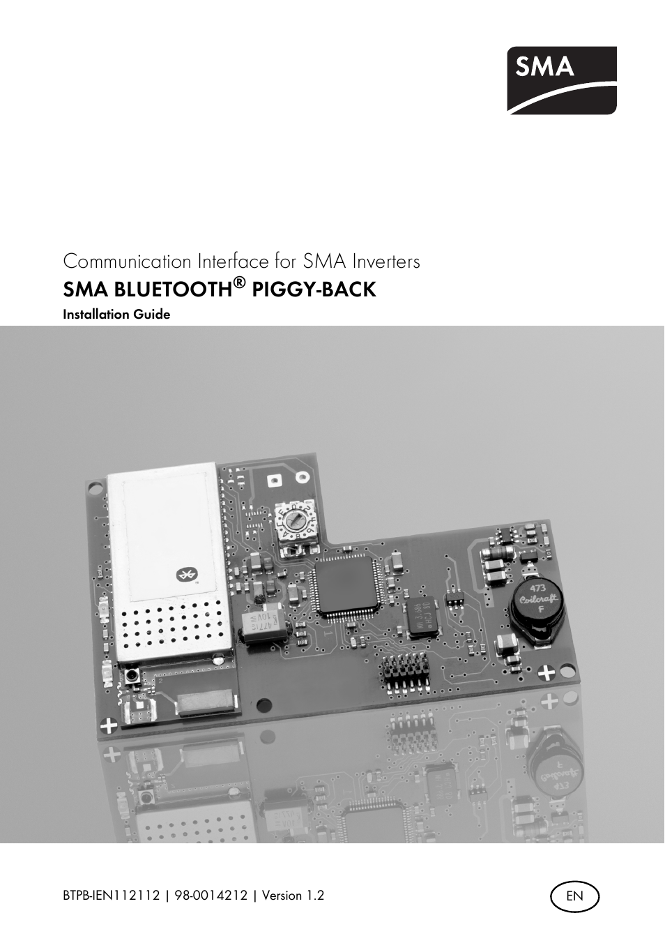 SMA BLUETOOTH PIGGY-BACK User Manual | 16 pages