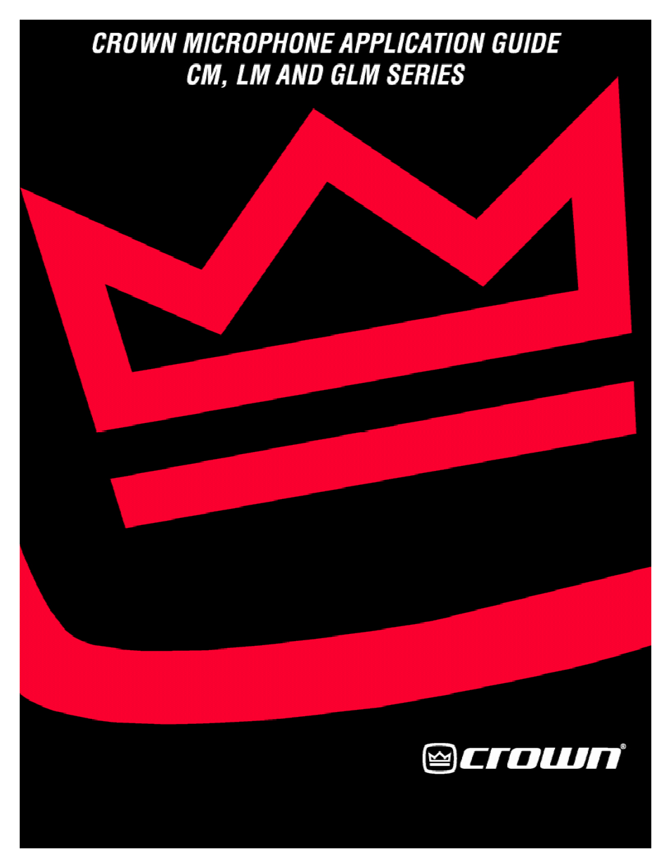 Crown Audio SASS User Manual | 14 pages