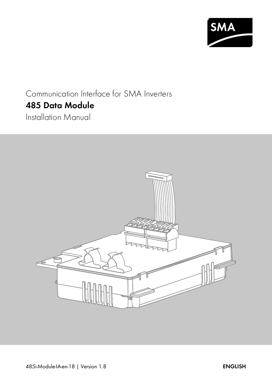 SMA 485 Data Module User Manual | 24 pages