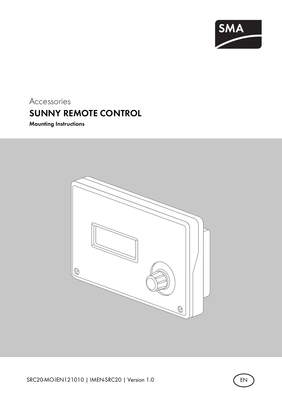 SMA SRC-20 User Manual | 12 pages