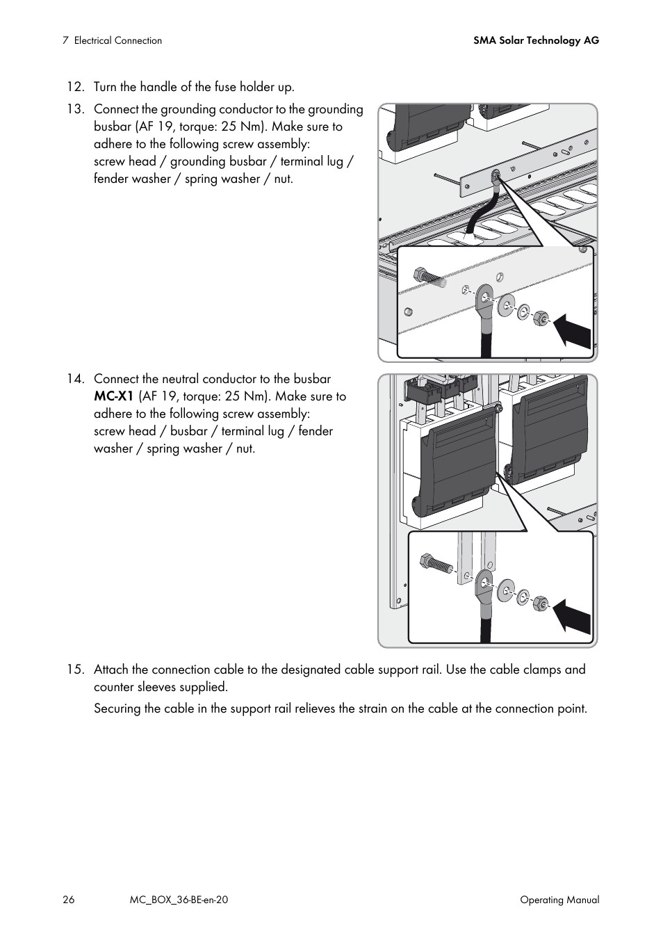 SMA MULTICLUSTER BOX 36 User Manual | Page 26 / 48