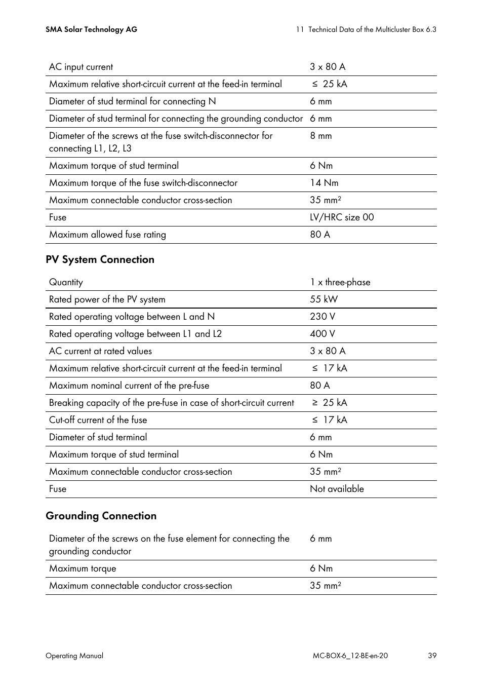 SMA MC-Box 6.3 User Manual | Page 39 / 48