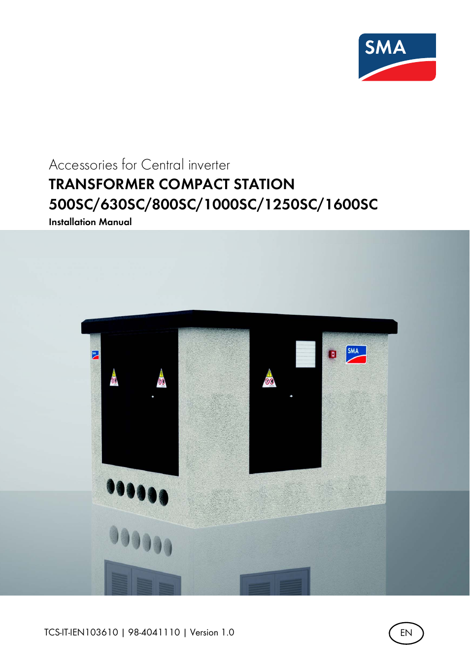 SMA TCS 500-SC User Manual | 40 pages