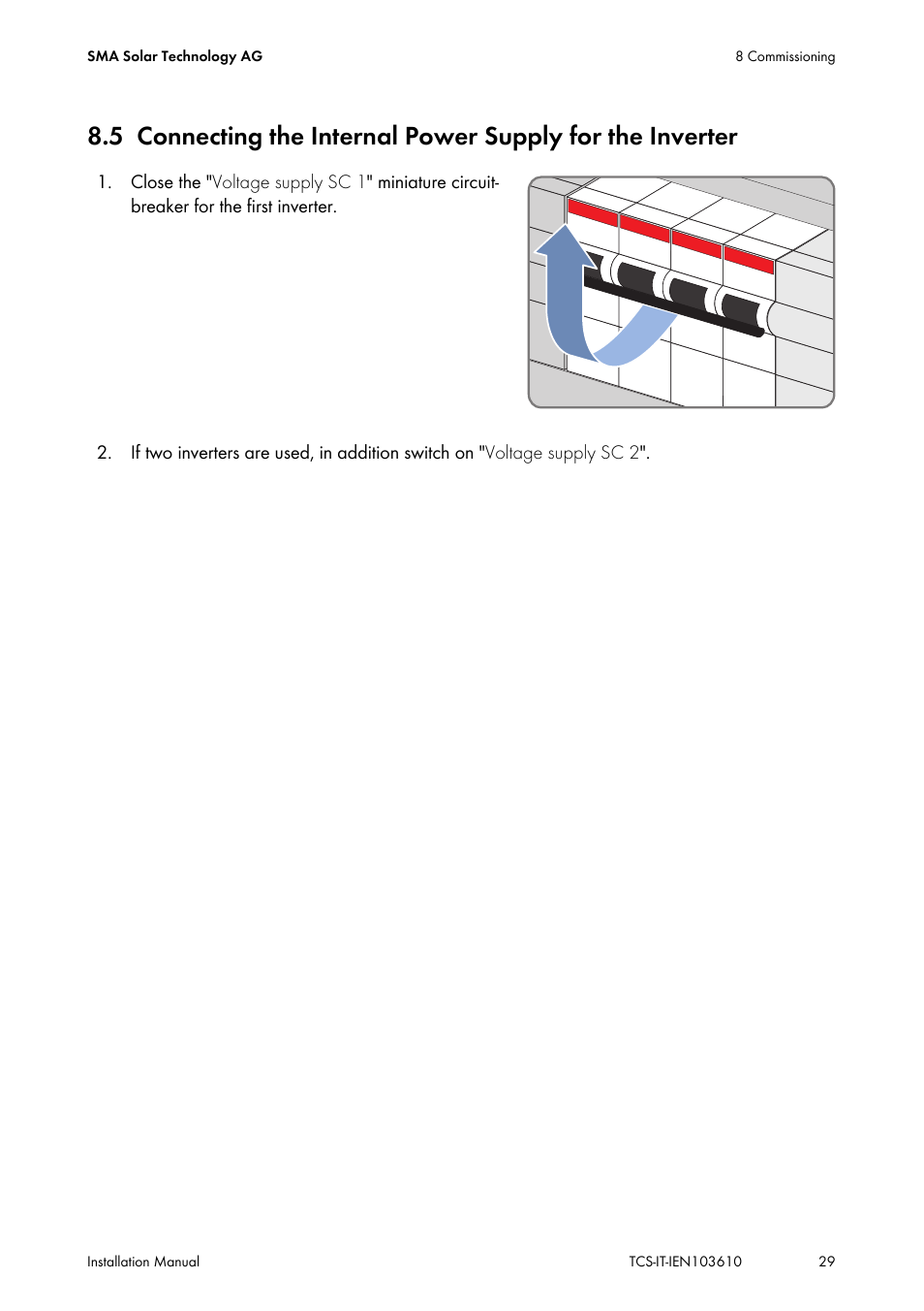 SMA TCS 500-SC User Manual | Page 29 / 40