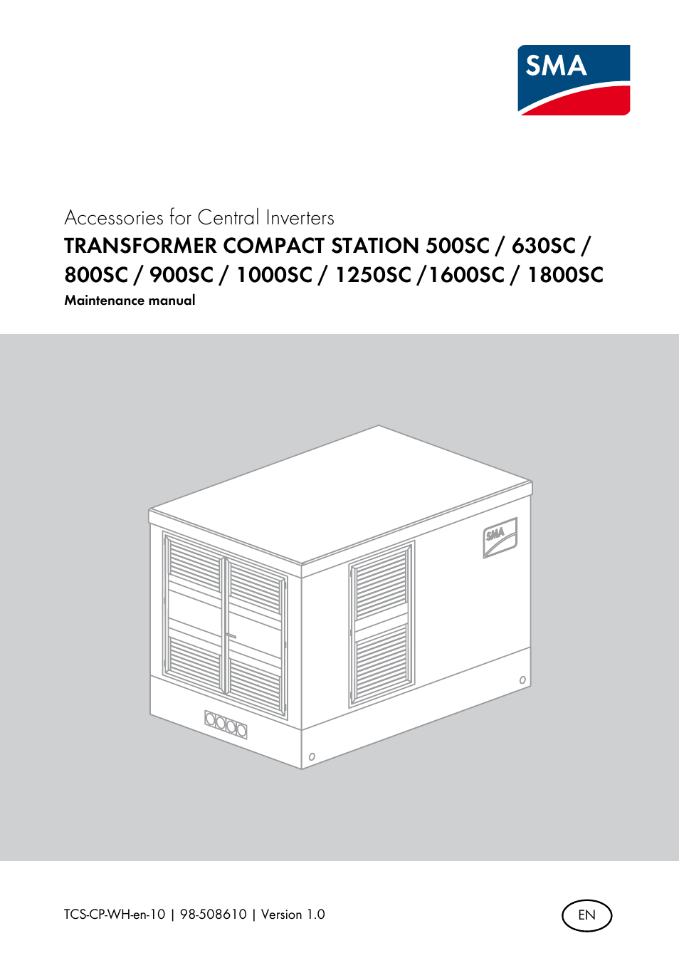 SMA TCS 500-SC Maintenance manual User Manual | 28 pages