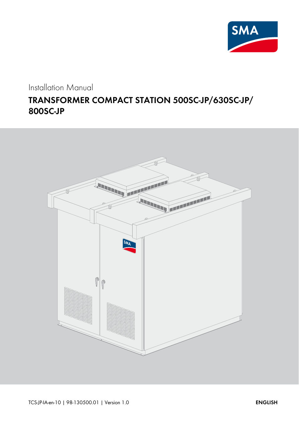 SMA TCS 500SC-JP User Manual | 52 pages