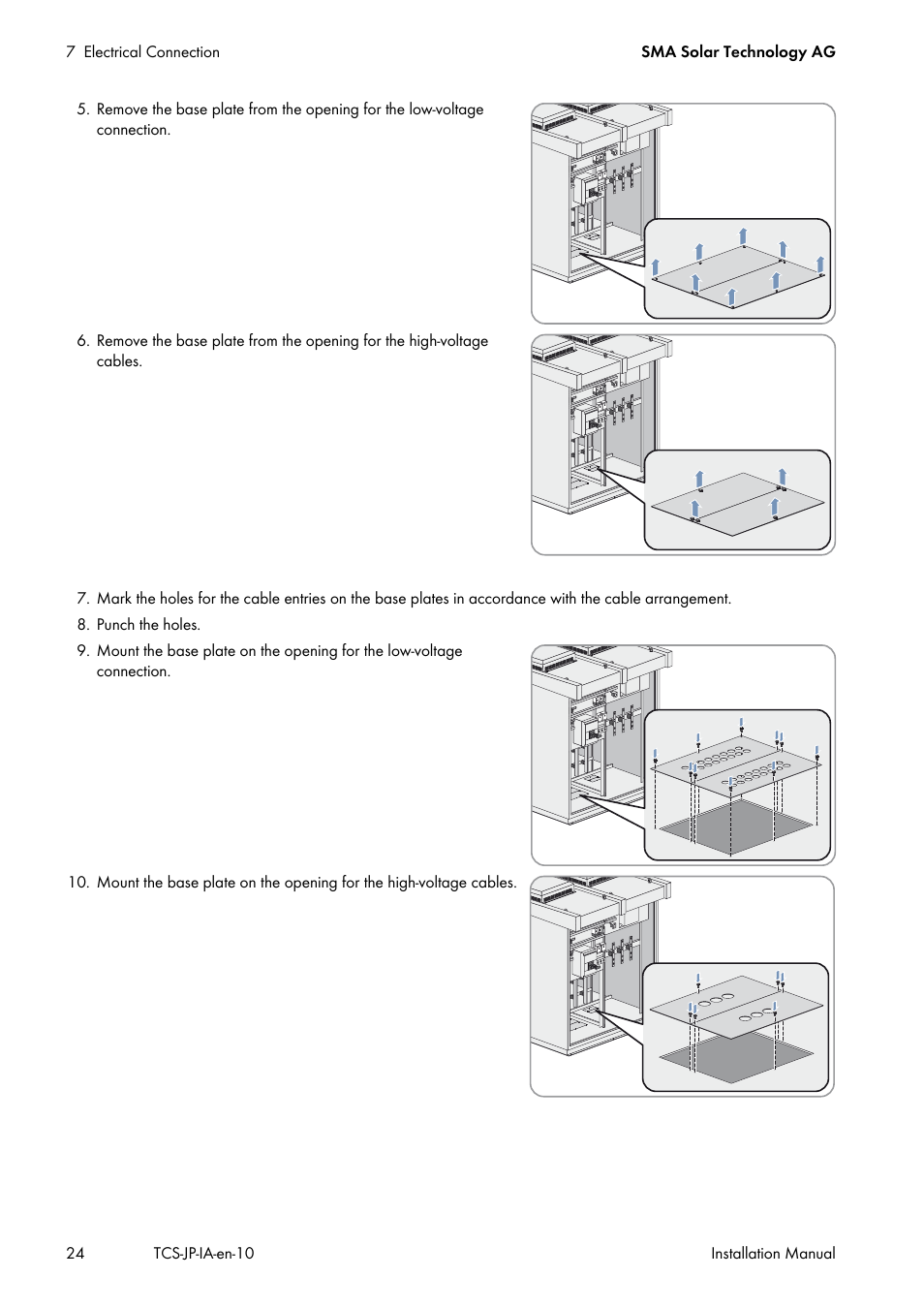 SMA TCS 500SC-JP User Manual | Page 24 / 52