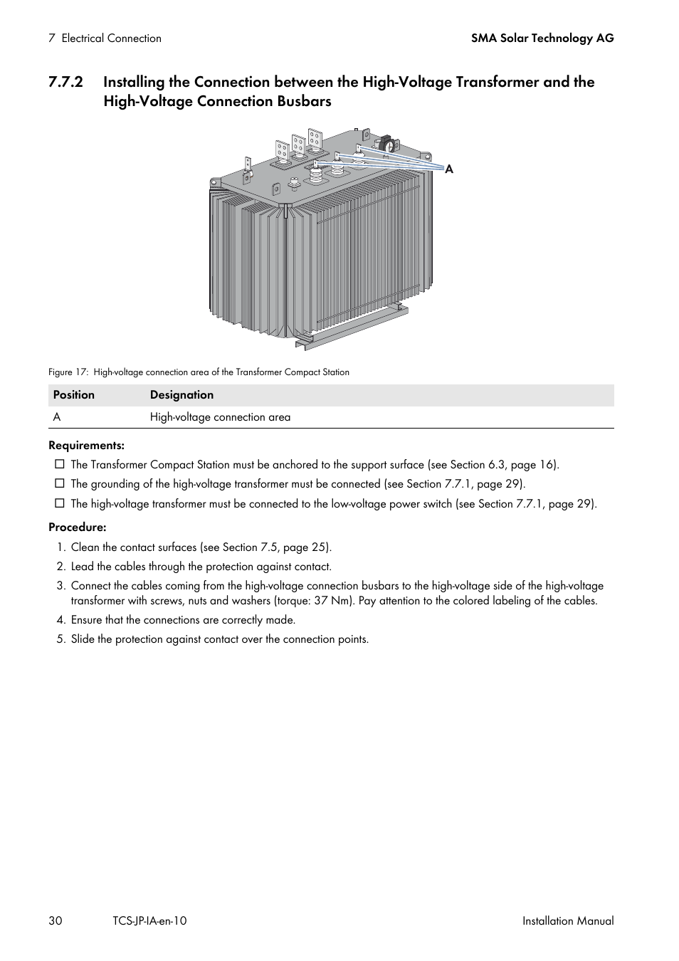 SMA TCS 500SC-JP User Manual | Page 30 / 52