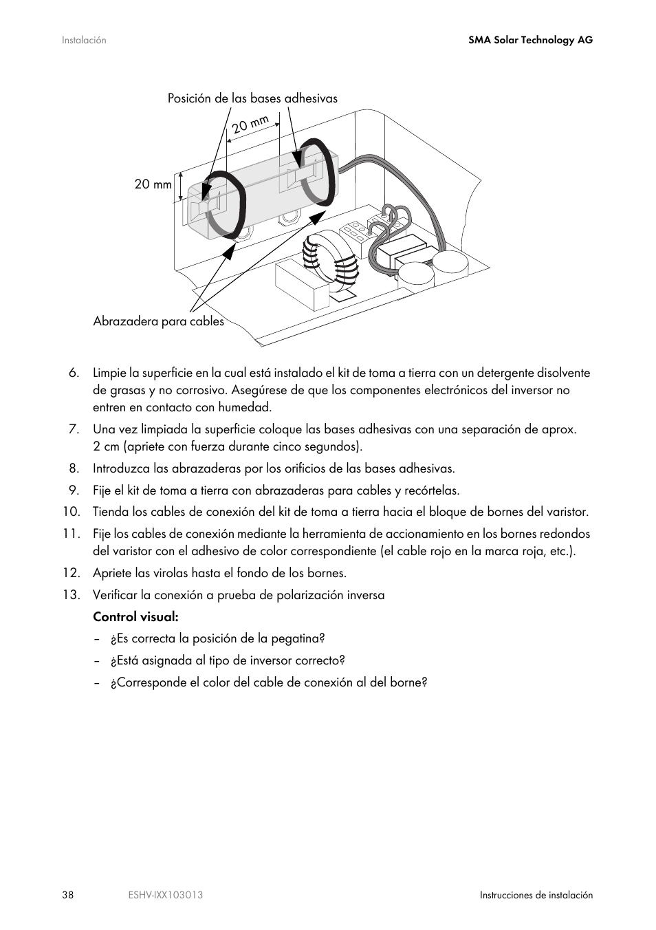 SMA ESHV-P-NR User Manual | Page 38 / 100