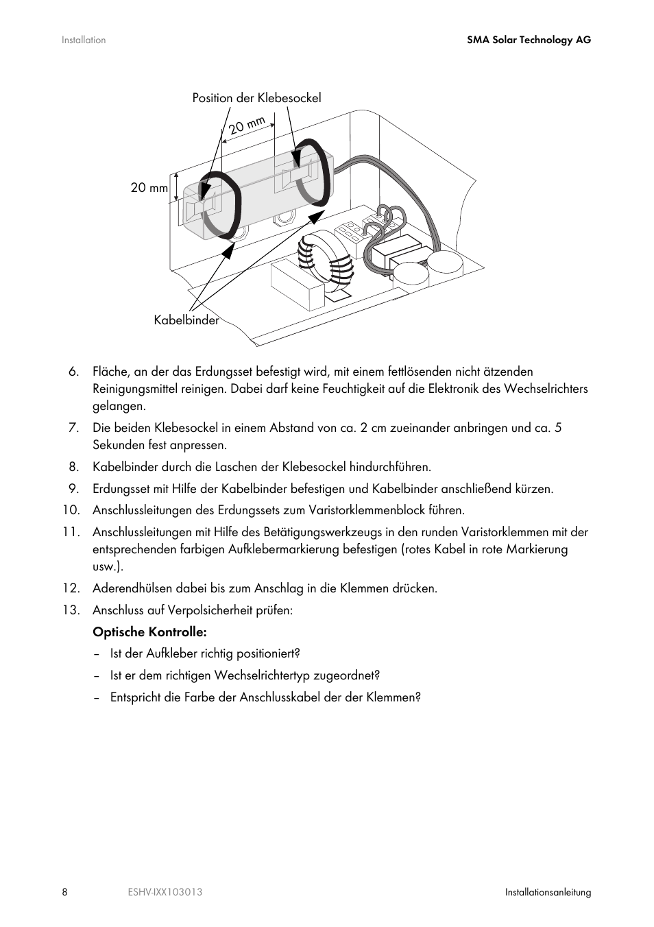 SMA ESHV-P-NR User Manual | Page 8 / 100