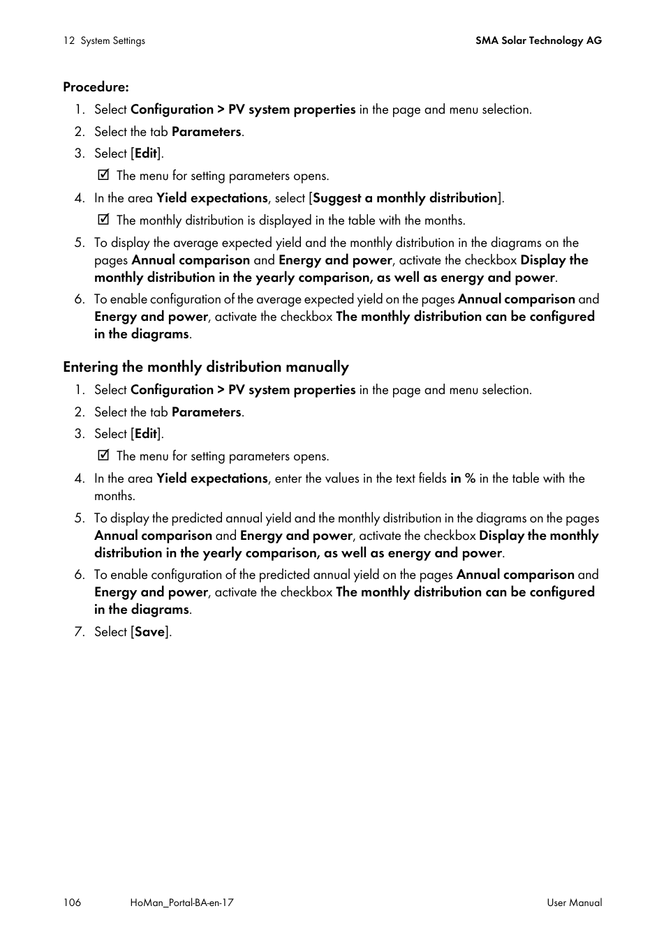 SMA SUNNY HOME MANAGER User Manual | Page 106 / 132