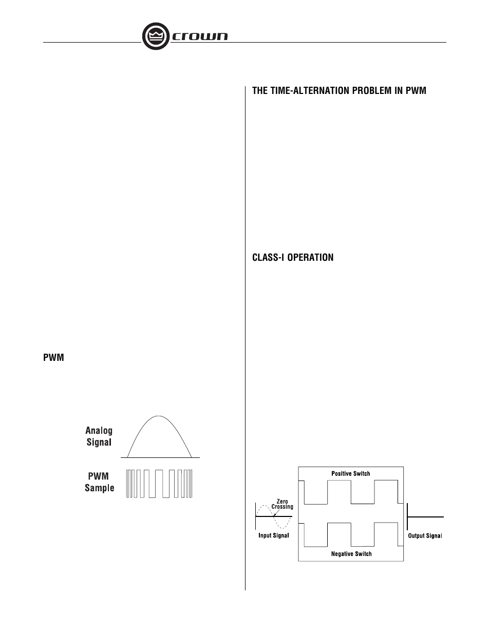 Crown Audio Class-I User Manual | Page 2 / 3