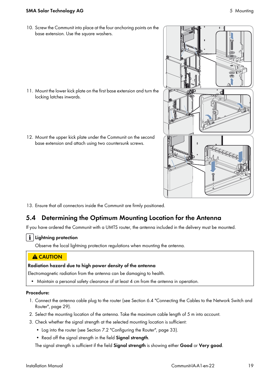 SMA Communit-10 User Manual | Page 19 / 44