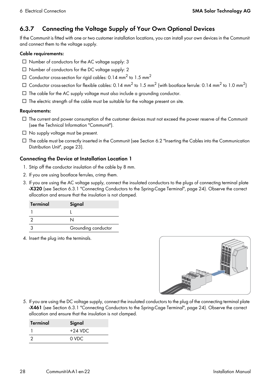 SMA Communit-10 User Manual | Page 28 / 44