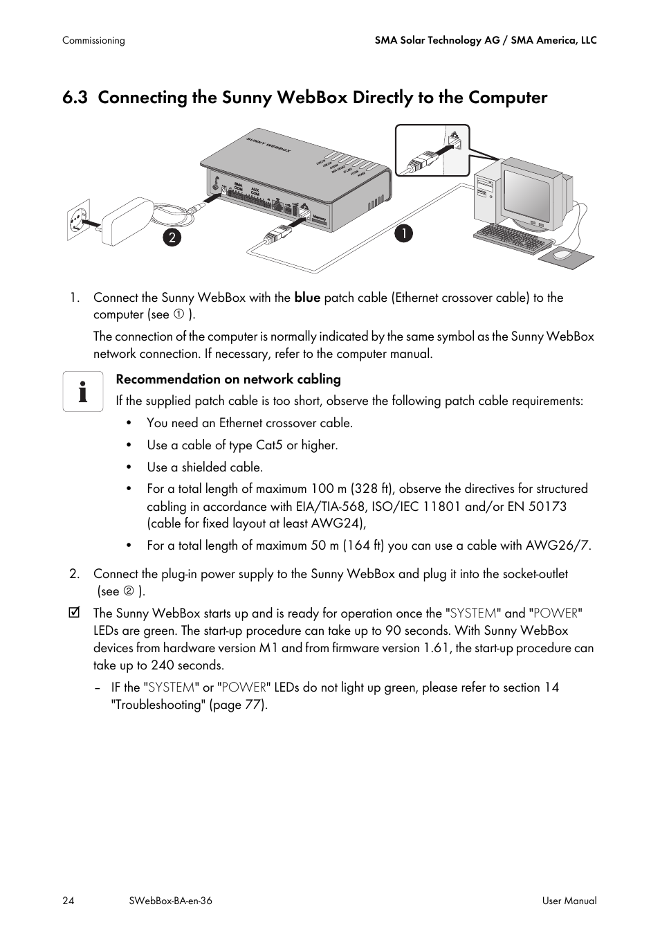 SMA SUNNY WEBBOX User Manual | Page 24 / 94