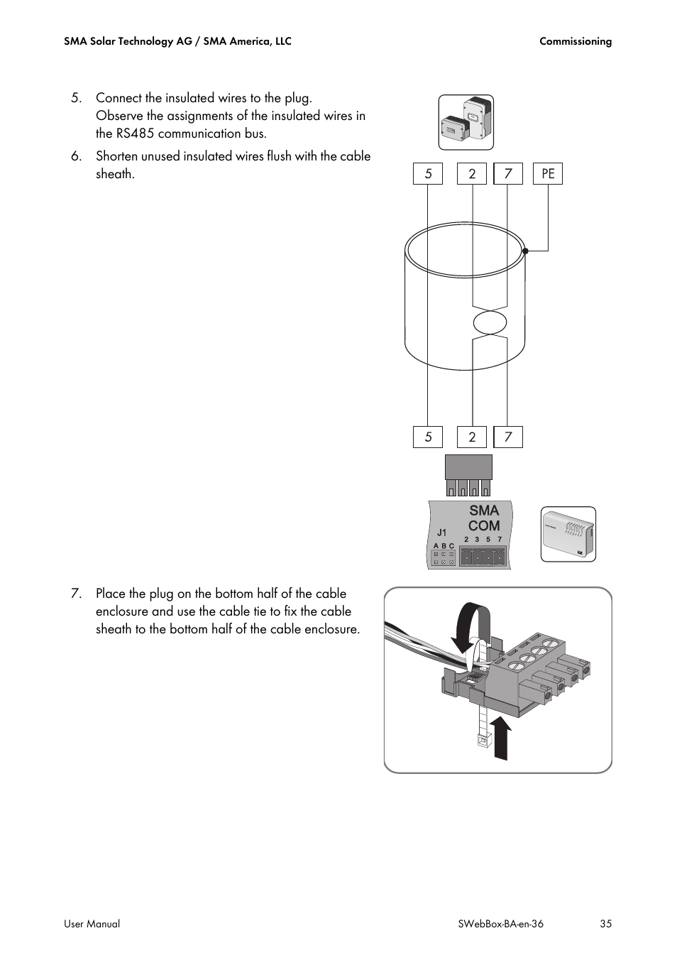 SMA SUNNY WEBBOX User Manual | Page 35 / 94