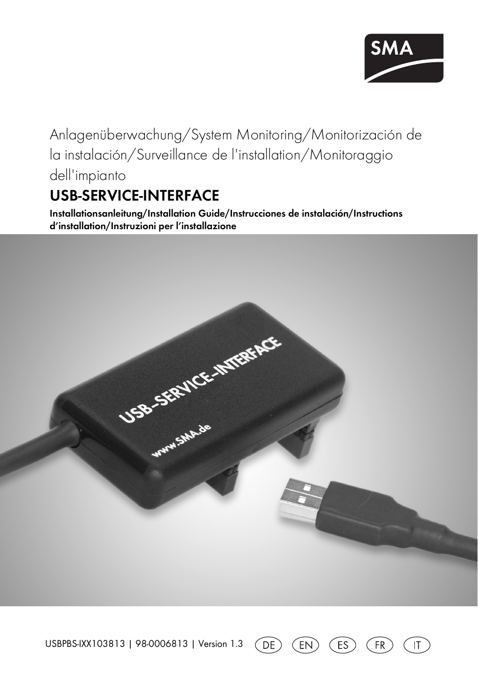 SMA USB-Service-Interface User Manual | 160 pages