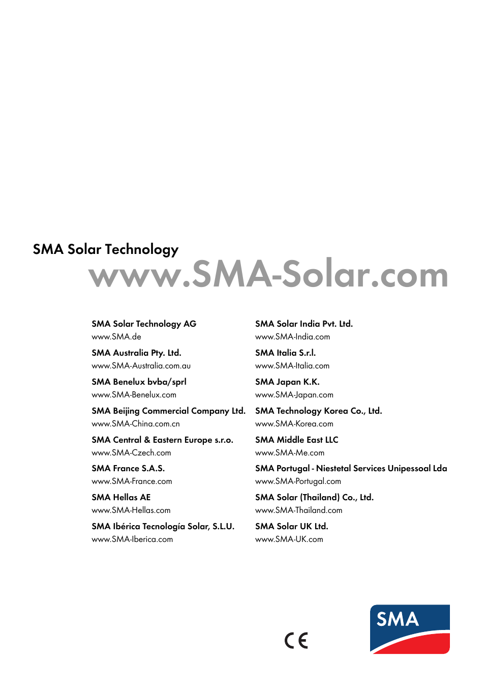 SMA WEBBOX-BT-20 User Manual | Page 88 / 88