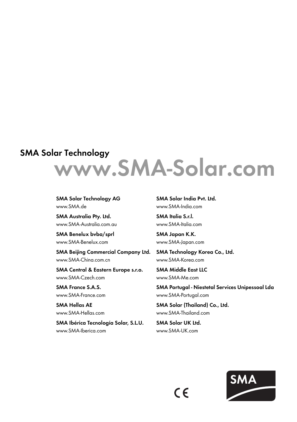 SMA WEBBOX-BT-20 Installation User Manual | Page 62 / 62