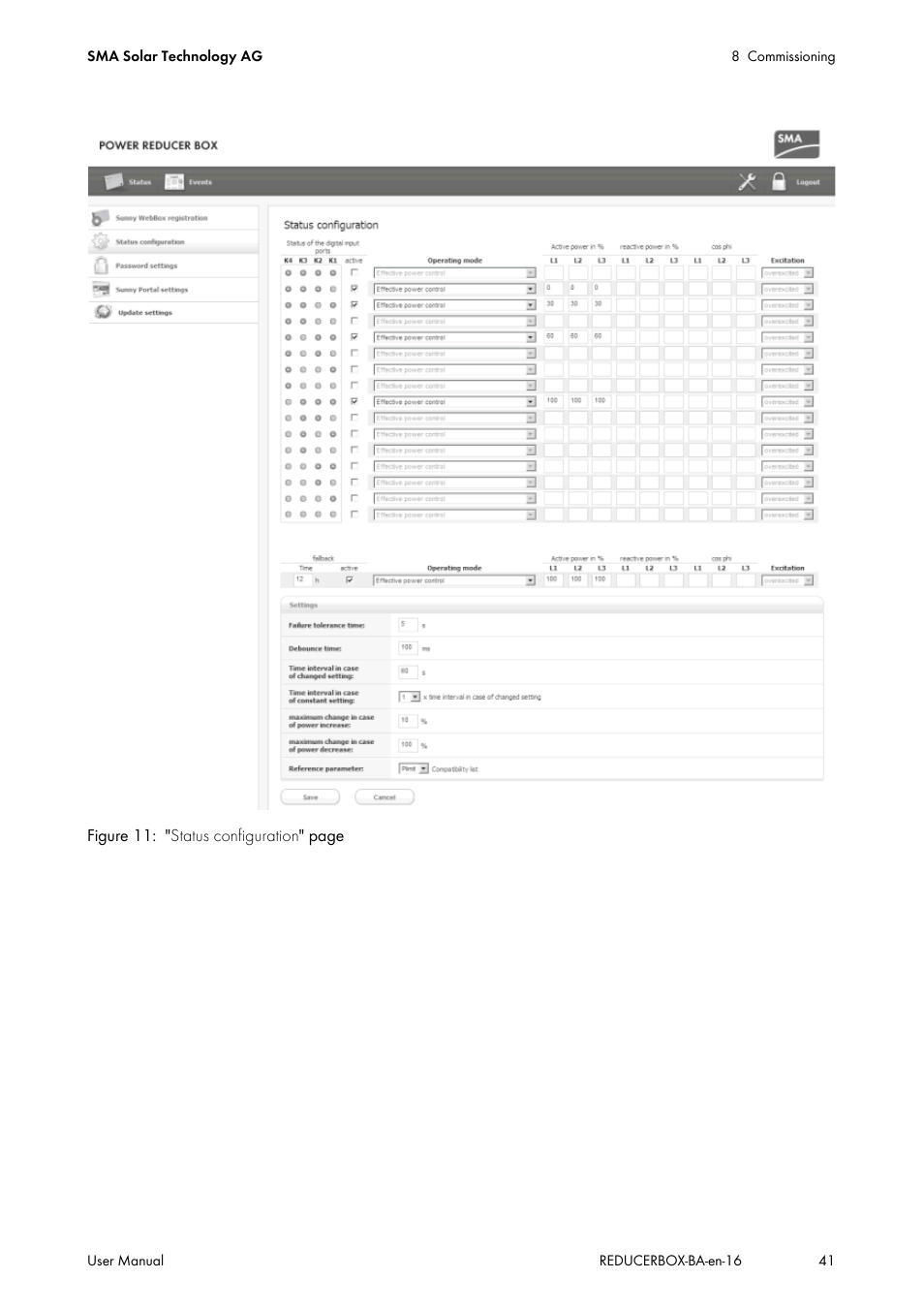 SMA POWER REDUCER BOX User Manual | Page 41 / 80