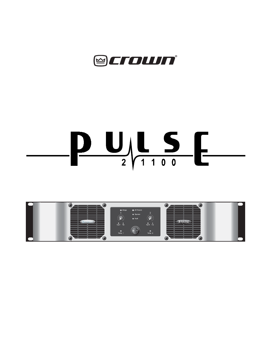 Crown Audio Pulse 21100 User Manual | 22 pages