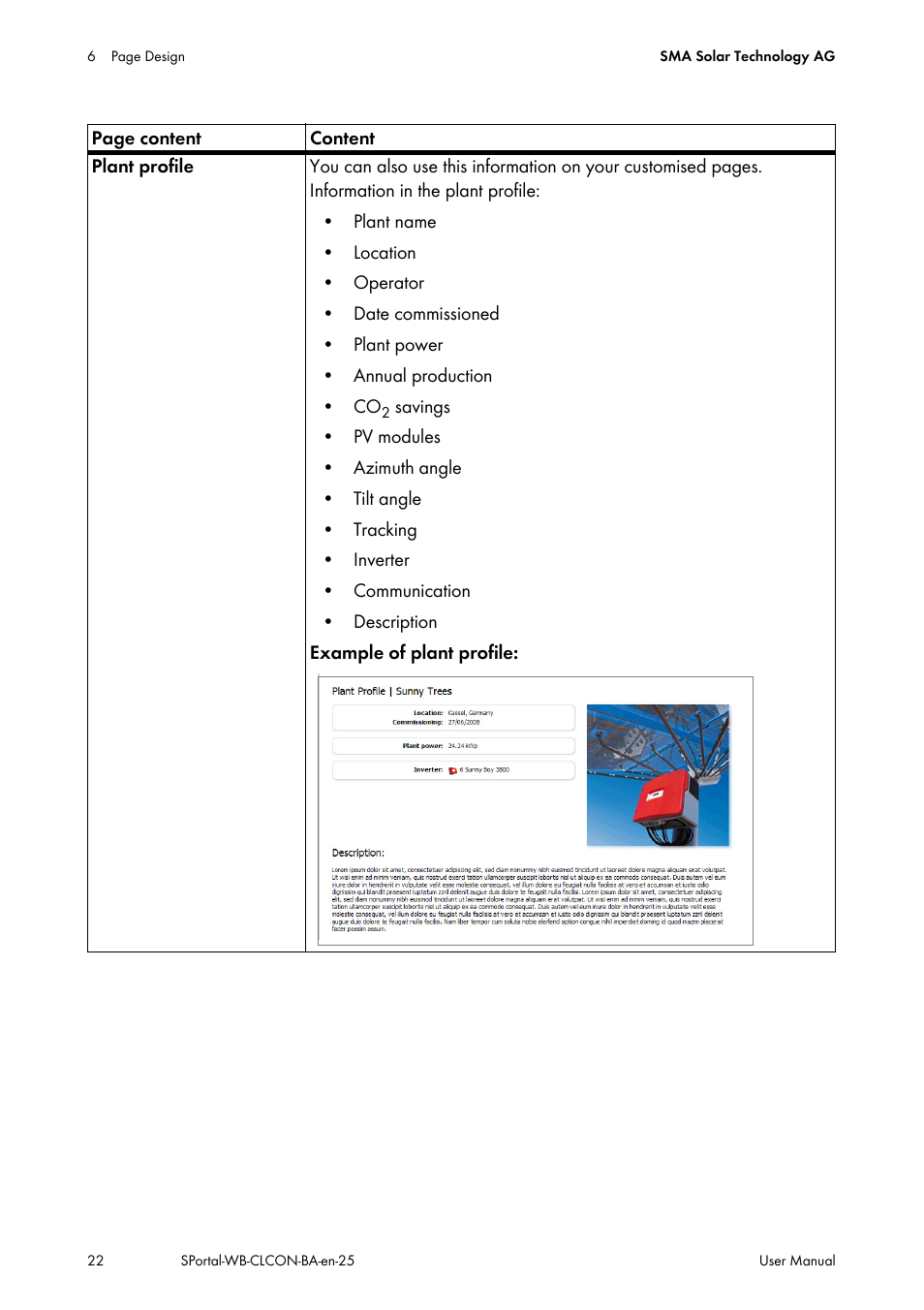 SMA SUNNY WEBBOX User Manual | Page 22 / 77