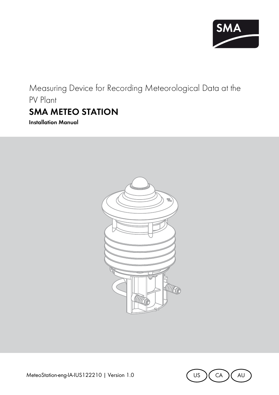SMA METEO STATION Installation User Manual | 33 pages