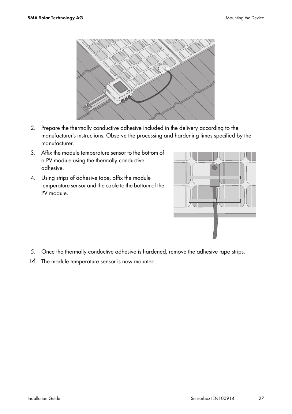 SMA Sensorbox User Manual | Page 27 / 84