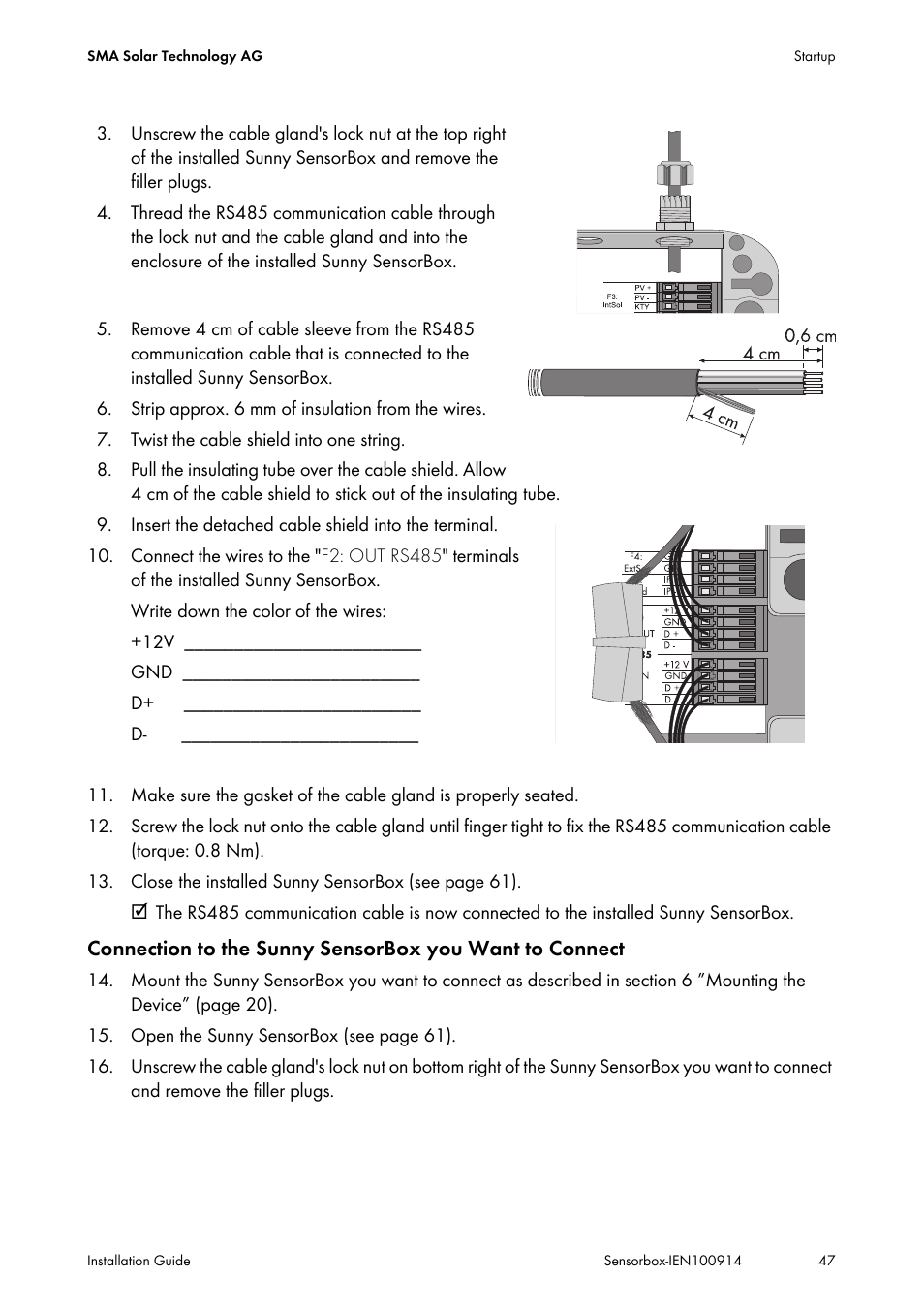 SMA Sensorbox User Manual | Page 47 / 84
