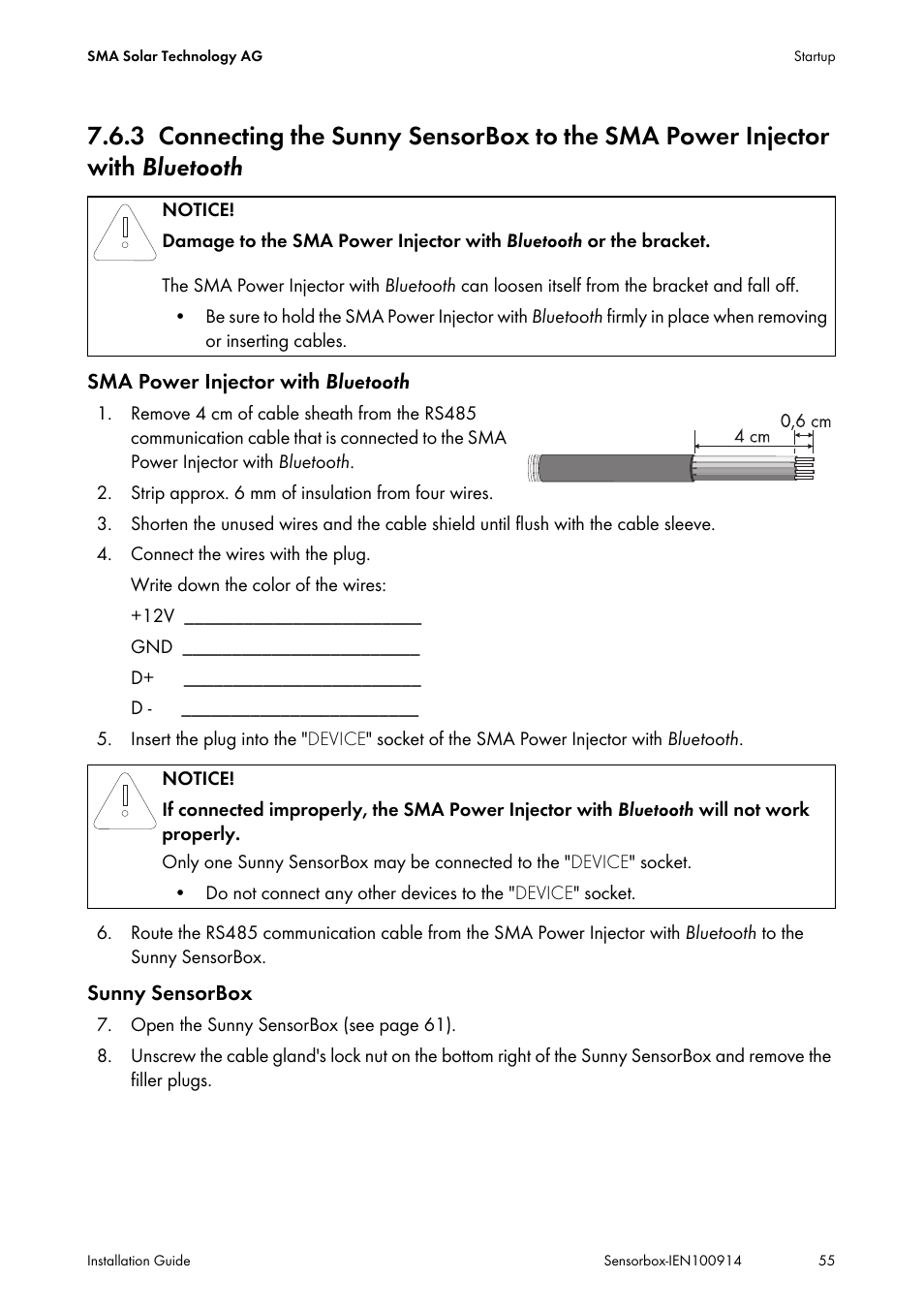 SMA Sensorbox User Manual | Page 55 / 84