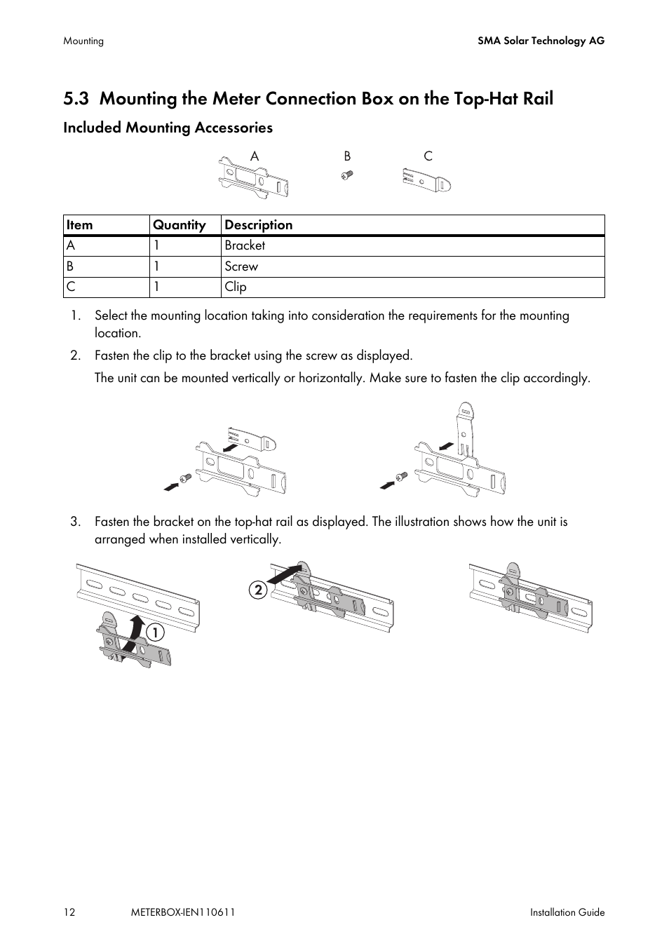 SMA METER CONNECTION BOX User Manual | Page 12 / 32