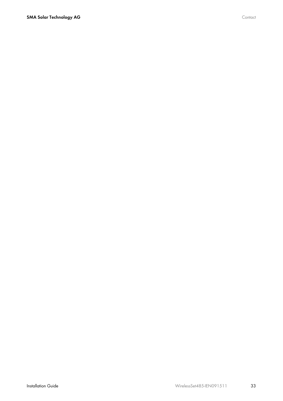SMA Wireless-Set485-01 User Manual | Page 33 / 36