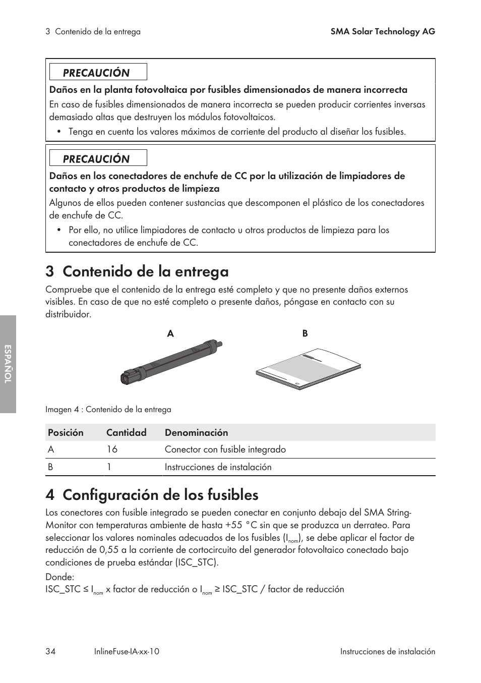 SMA IFCON Inline-Fuse-Connector-Set16 User Manual | Page 34 / 88