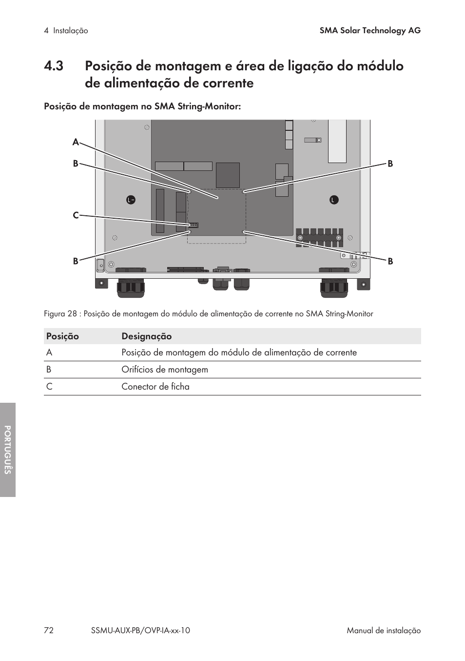 SMA External Supply Voltage 230 V User Manual | Page 72 / 144