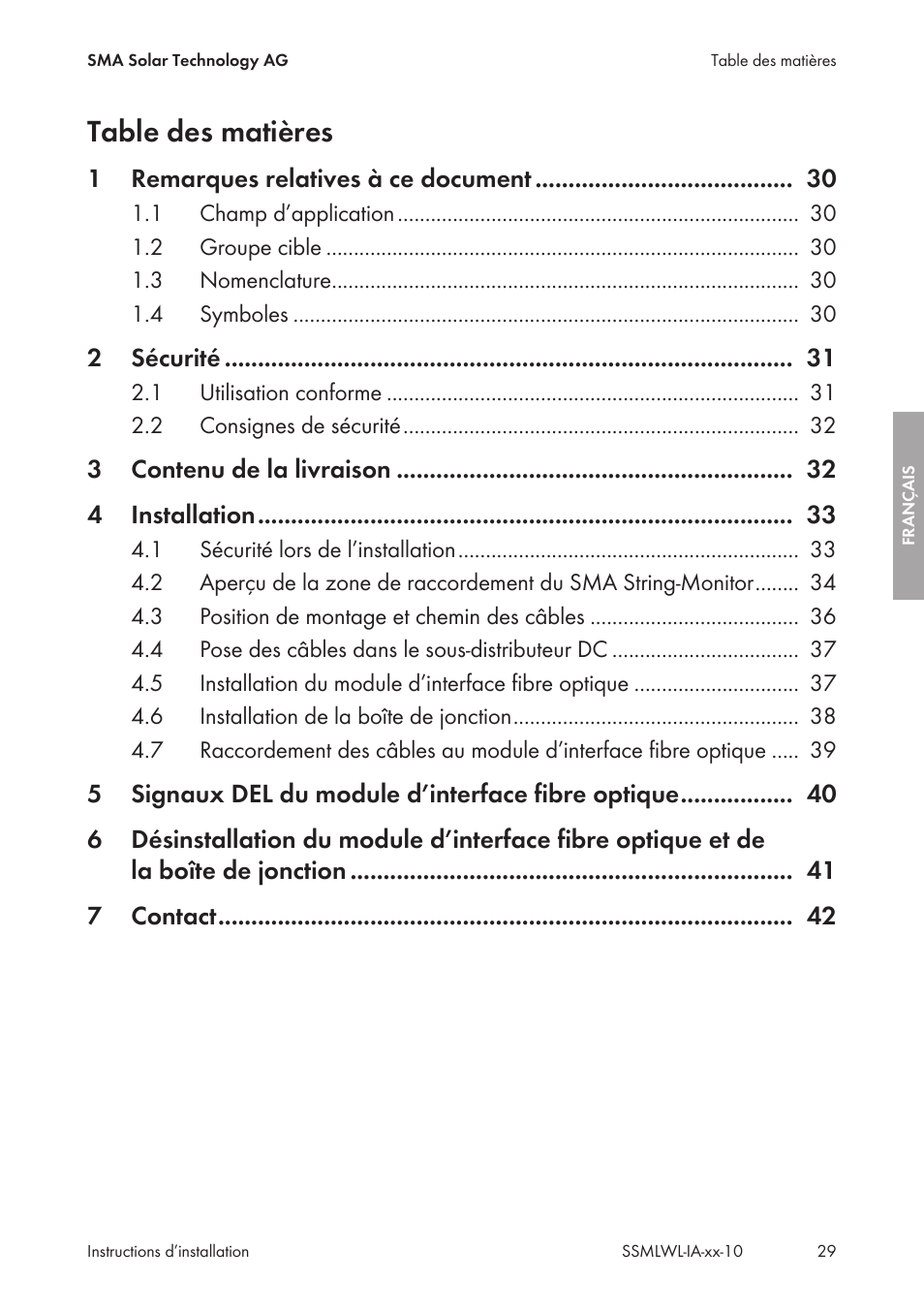 SMA String-Monitors Optical Fiber Interface Module User Manual | Page 29 / 124