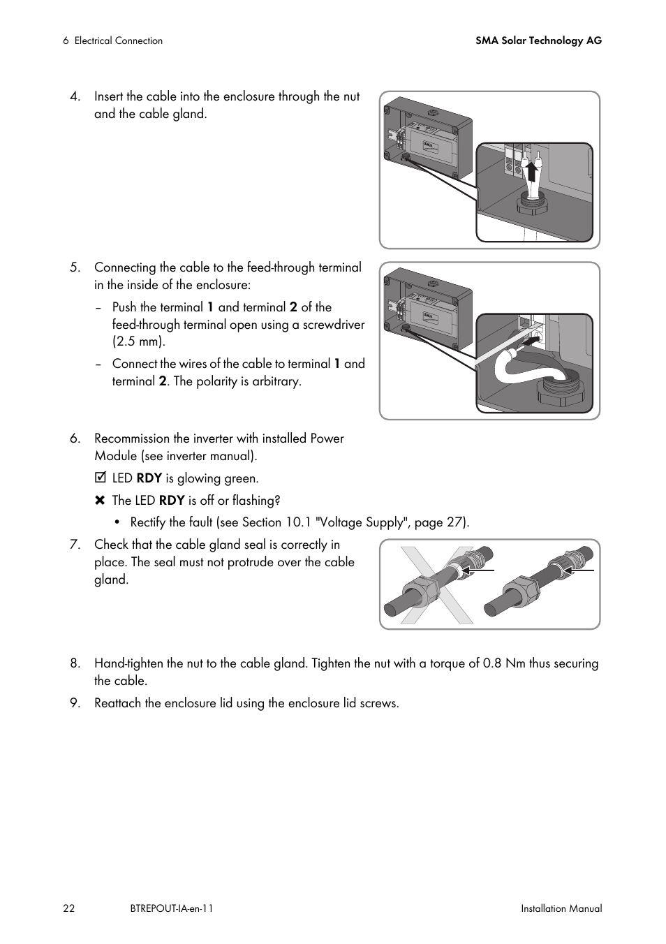 SMA BLUETOOTH REPEATER OUTDOOR User Manual | Page 22 / 36