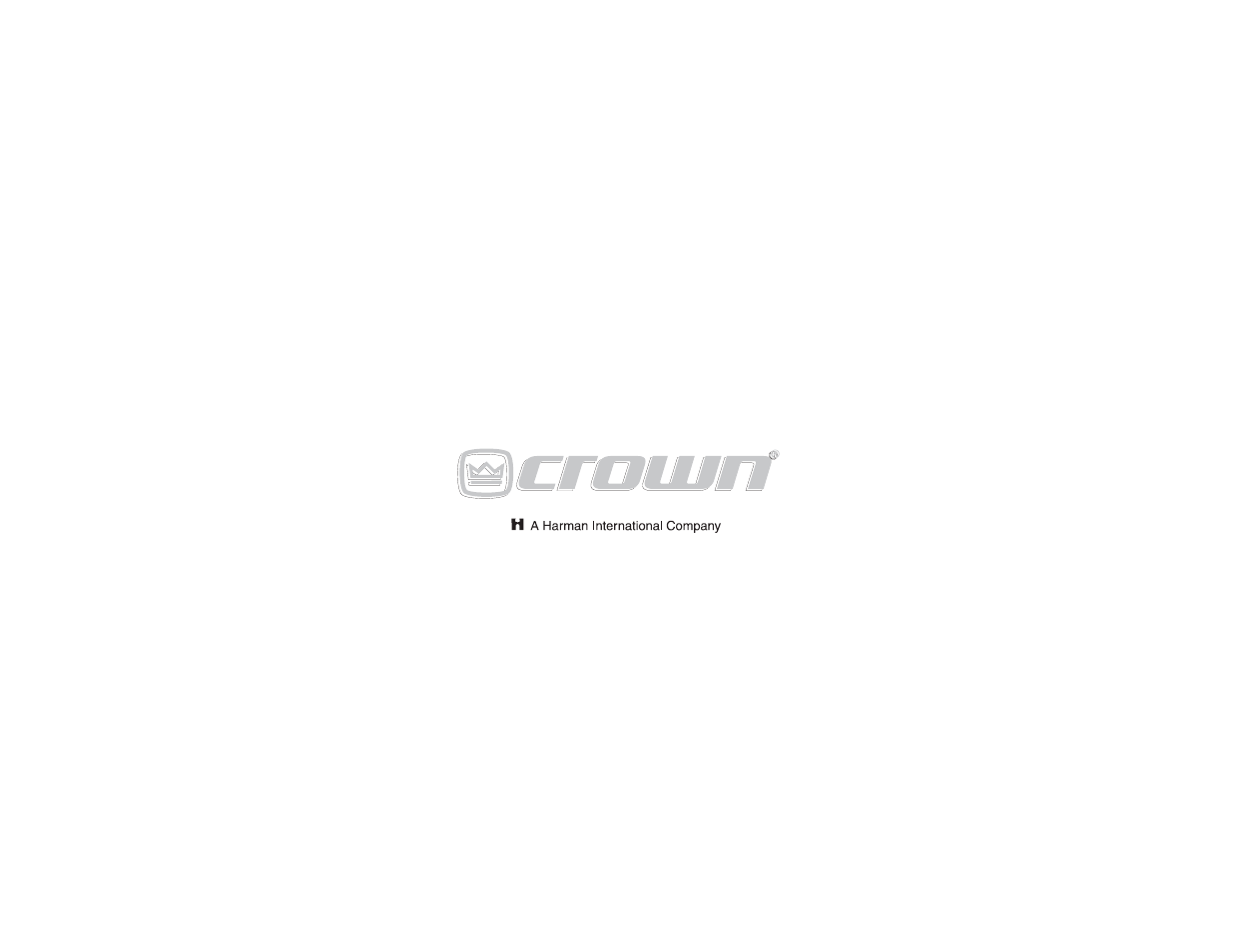 Crown Audio XL Series User Manual | Page 20 / 20
