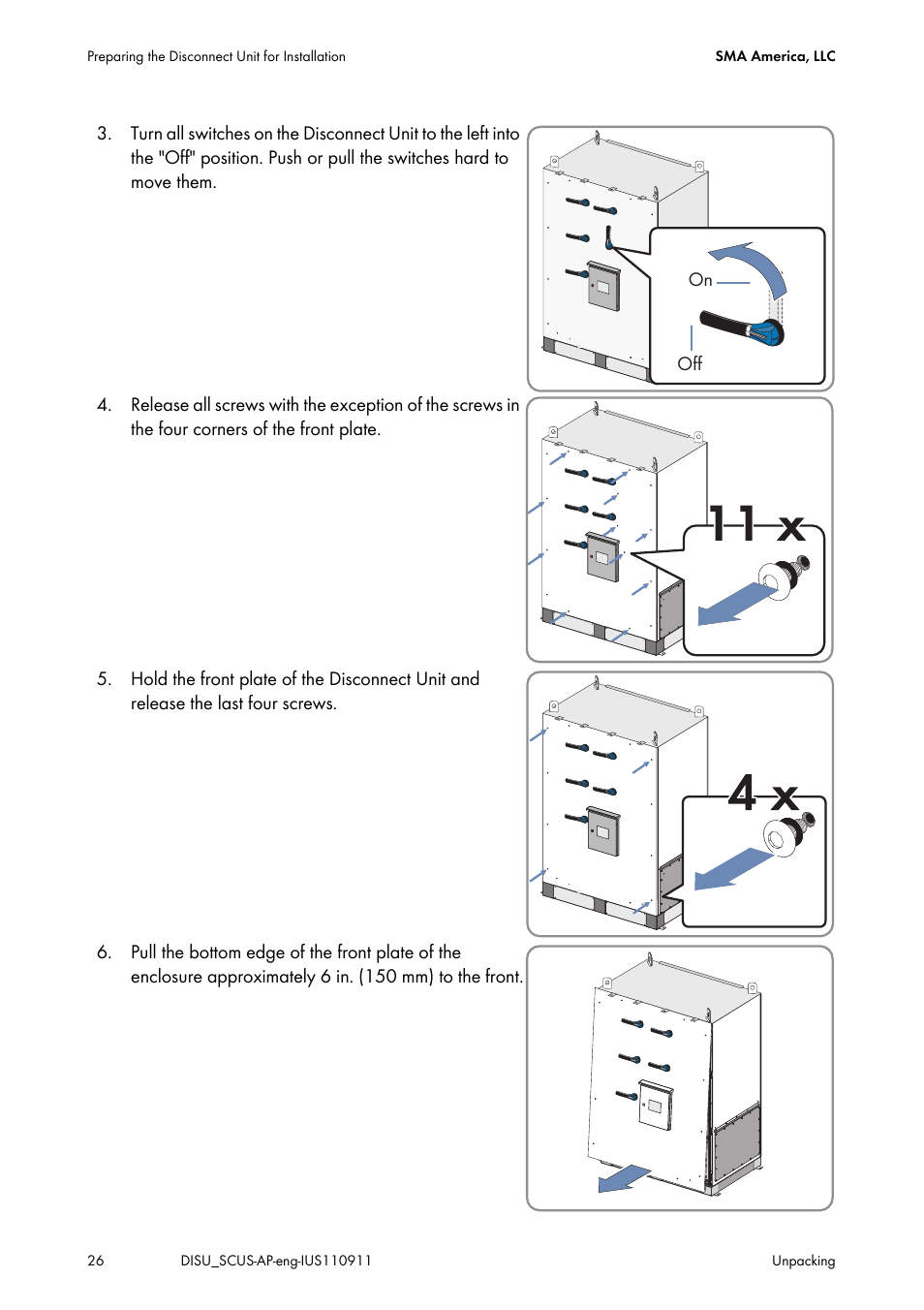 SMA DU-SC-US User Manual | Page 26 / 36