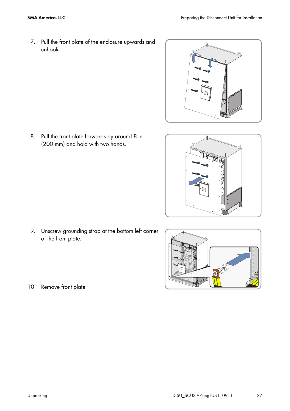 SMA DU-SC-US User Manual | Page 27 / 36