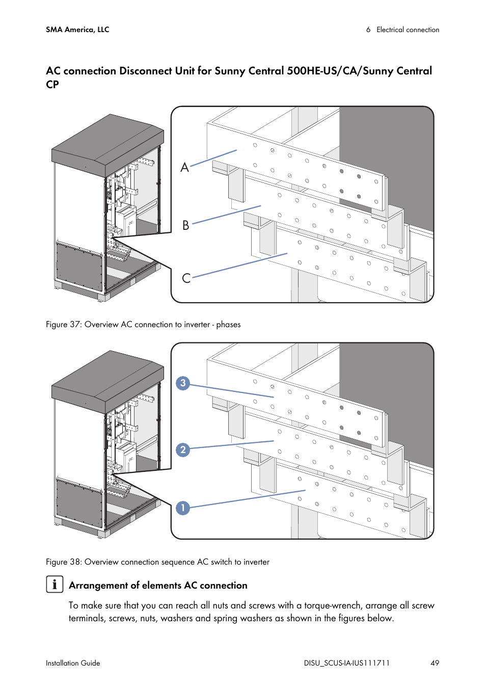 Ab c | SMA SC 250U User Manual | Page 49 / 72