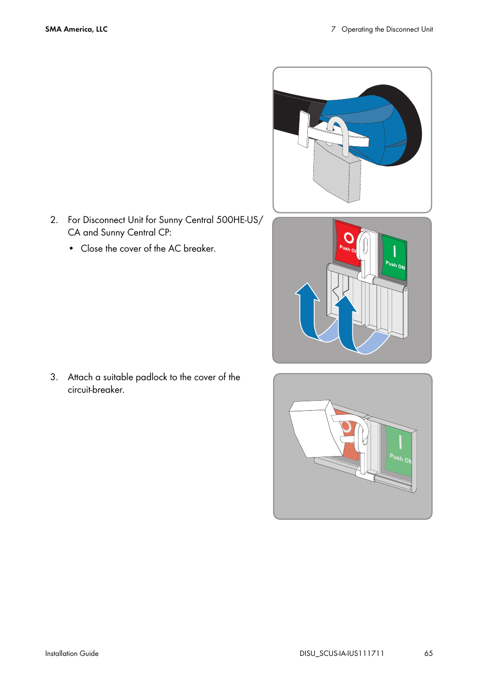 SMA SC 250U User Manual | Page 65 / 72