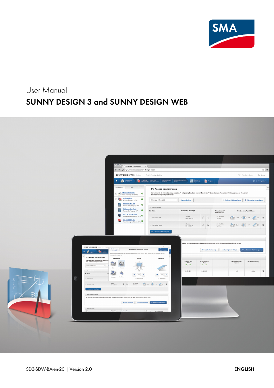 SMA SUNNY DESIGN 3 User Manual | 37 pages