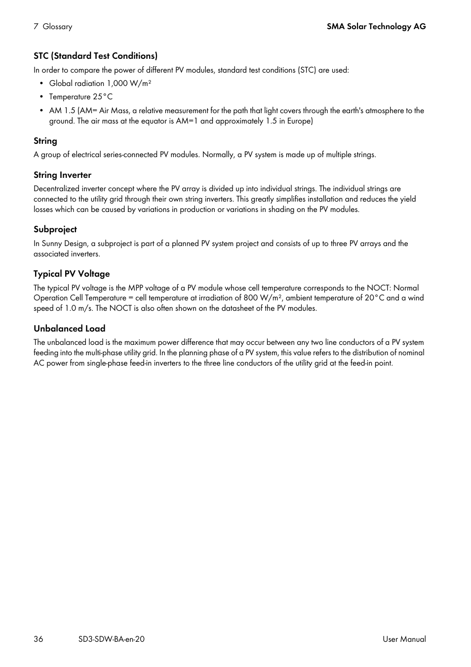 SMA SUNNY DESIGN 3 User Manual | Page 36 / 37