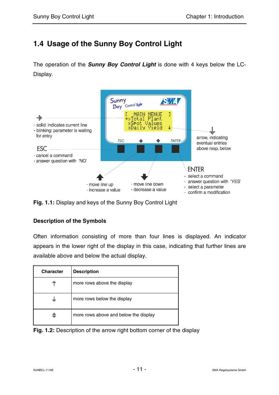 Usage of the sunny boy control light, 4 usage of the sunny boy control light | SMA Sunny Boy Control Light User Manual | Page 11 / 96