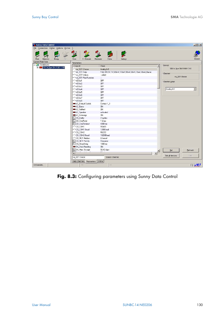 SMA Sunny Boy Control User Manual | Page 134 / 169