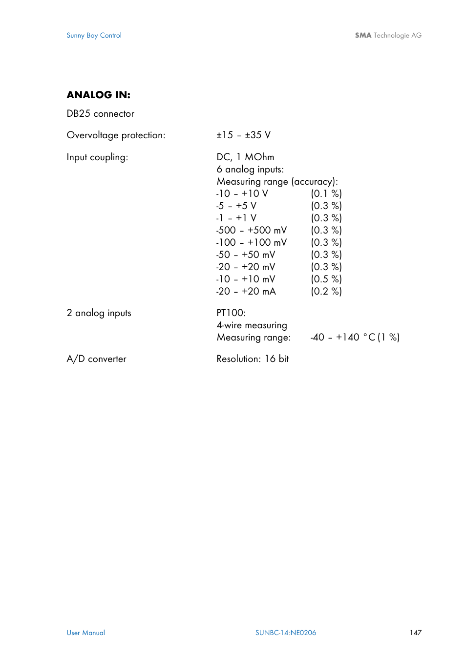 SMA Sunny Boy Control User Manual | Page 151 / 169