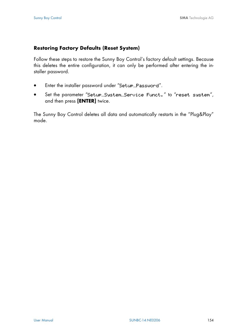 SMA Sunny Boy Control User Manual | Page 158 / 169