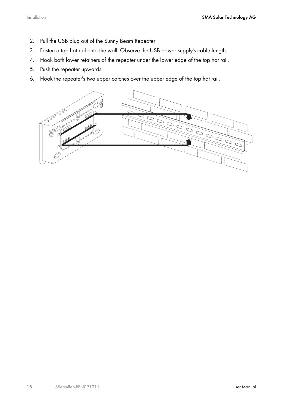 SMA BEAM REPEATER User Manual | Page 18 / 24